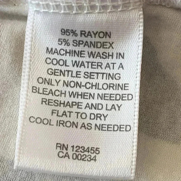 Lord & Taylor  animal print, lightweight, soft, stretchy fitted tank top - Picture 4 of 5